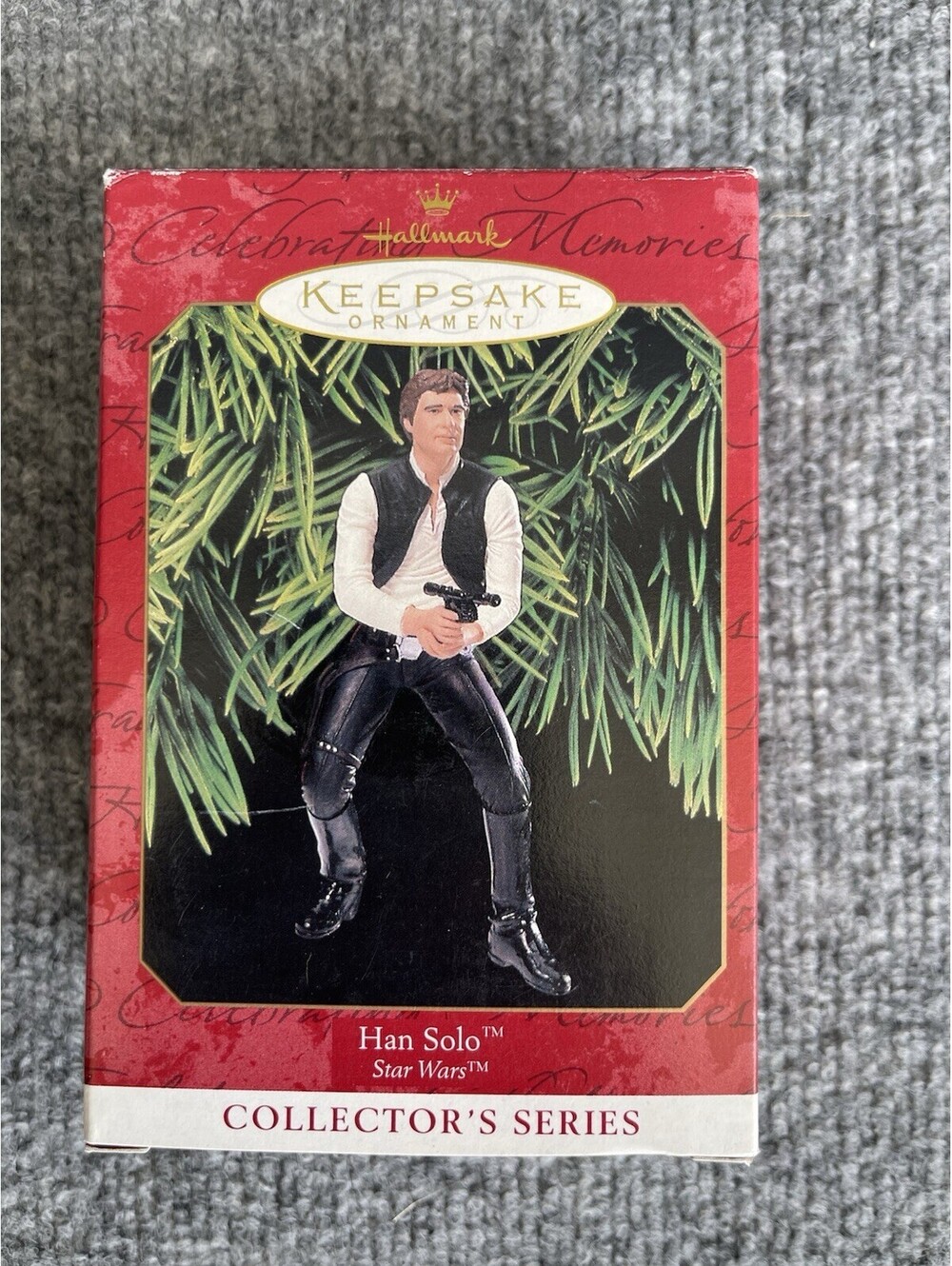Hallmark 1999 Han Solo Star Wars Keepsake Ornament Collector’s Series Boxed
